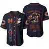 Jersey Deportivo Transfronterizo Uniforme de Béisbol Americano Uniforme de Competición y Entrenamiento de Sóftbol para Hombre Camisa de Béisbol de Manga Corta Cárdigan con Botones