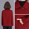 Abrigo de lana doble cara, nuevo estilo otoño/invierno, abrigo corto de alta gama, moda para mujeres de mediana edad, abrigo de lana para mujeres