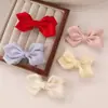 Grampo de Cabelo Doce e Fofo com Laço Coreano para Mulheres, Presilha para Mechas Laterais, Cabelos Quebrados, Grampo com Coração Feminino, Novo Acessório de Cabelo