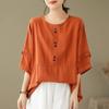 Camiseta de Manga Corta Shanlida Di de Alta Gama para Mujer, Nuevo Estilo Verano Ins, Casual, Talla Extra, Corte Holgado
