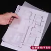 Papel de calco A4 para calcar y transferir, papel transparente para diseño y práctica de caligrafía, papel especial fino para calcar con pluma