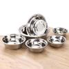 Bacia de Sopa de Aço Inoxidável 304 Bacia de Aço Inoxidável Cantina de Bacia de Sopa Tigela de Inox Tigela não magnética Tigela de camada única com bacia de sopa magnética