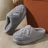 2025 Nuevas Pantuflas de Algodón para Hombre Tallas Grandes Pantuflas de Algodón de Invierno para Hombre Pantuflas Cálidas con Suela Gruesa y Pelo 45 46 47 48