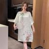 Nova camisola de seda gelo estilo chinês feminina verão novo estilo estampado estilo quente roupas de casa guofeng de alta qualidade seda live daifa