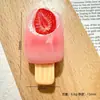 Accesorios de resina para helado de frutas simuladas DIY, pegamento de crema, funda de resina para teléfono, manualidades de belleza, materiales de juguetes de comida, colgantes