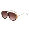 Nuevas Gafas de Sol de Moda Europeas y Americanas Transfronterizas, Versátiles Tendencia Elegidas por Influencers, Gafas Estilo Aviador de Marco Grande, Gafas de Sol Fluorescentes Verdes Retro