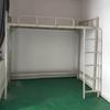 Cama individual con escritorio debajo, Cama de hierro, Cama de combinación escolar engrosada, Cama de apartamento, Cama con estructura de acero, Litera para apartamentos pequeños