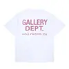 Camiseta Vintage de Calle con Estampado de Galería, Camiseta de Moda con Estampado de Letras, Camiseta Casual de Cuello Redondo, Top de Marca de Verano