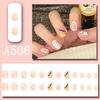 Uñas Terminadas Uñas Terminadas Simples Limón Hielo Penetración Uñas Populares de Internet