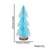 Adornos navideños de 20-30 cm, artificiales, con lentejuelas en forma de corazón y agujas de pino, ideales para crear torres de Navidad, árboles y adornos de escritorio.