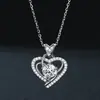 Colar Roda Gigante do Amor com Moissanita Feminino Mais Fácil de Combinar Atacado Prata de Lei S925 Design de Nicho Joia de Clavícula de Alta Qualidade