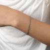 Collar de cadena O colorida de acero de titanio personalizado para combinar con todo temperamento, diseño nicho, pulsera, traje de joyería de la Reina Madre para mujer