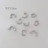 Color Cobre Plateado Conserva Color Diamantes Incrustados Broche Universal Broche de Perla Cuentas Espaciadoras Simples Colgante Único Colgante Hecho a Mano para DIY Accesorios de Joyería