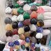 16mm Piedra Natural Ágata Agujero Recto Corazón de Melocotón Cuentas Sueltas Pulsera DIY Collar Accesorios de Joyería Cuentas Semi-Terminadas Al por Mayor
