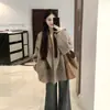Nuevo Abrigo Chic Estilo Coreano Otoño e Invierno Estilo Hepburn para Mujer, Cuello de Solapa de Lana, Longitud Media, Abrigo de Lana Petite para Mujer