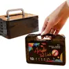 Marcador de Acrílico Líquido Recto Marcador de Punta Suave Estudiante de Pintura Arte Especial Caja Pequeña Negra Marcador