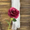 Rosa de Simulación Tallo Único Rosa Redonda Cascada de Flores Pared de Flores Arreglo Floral Flor Artificial Flor de Boda Flor Falsa Fila de Flores en el Suelo