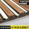 Canaleta de Luz Emisora de Luz en Ángulo de 45 Grados Estante Empotrado Luz con Canaleta de Aluminio Armario Mueble Gabinete de Vino Sensor de Cuerpo Humano Luz LED