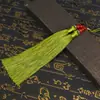 Colgante de Flor de Loto de Poliéster con Doble Borla DIY Accesorio Creativo para Coche Peine de Flujo Colgante de Borla Año Nuevo Adorno Colgante Estilo Antiguo