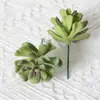 Plantación de Bonsái de Suculentas Simuladas Cuidadosamente Seleccionadas Mini Accesorios de Suculentas Falsas Terciopelo Plantas Verdes Decoración del Hogar DIY Adornos