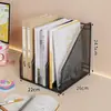 Suporte de Arquivo, Porta-Informações Metálico de Múltiplos Níveis para Escritório, Organizador de Estação de Trabalho, Suporte de Livros para Mesa de Estudante