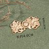 Hebilla de placa de metal para traje Tang de la dinastía Han, nueva hebilla de suegra estilo chinoiserie, estilo nacional retro, cheongsam, traje antiguo, prendas de vestir, hebilla decorativa.