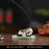 Adornos de Cerámica Pintados a Mano de Lindo Panda Rojo Creativo Mascota de Té para el Hogar Interior Portaincienso de Sándalo Portaincienso Portaincienso