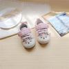 Nuevos Zapatos de Dibujos Animados de Ciudad de Cumpleaños para Bebés y Niños Pequeños, Zapatos de Tela con Velcro y Suela Suave, Zapatos de Primavera y Otoño para Hombres y Mujeres