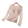 8667 Conjunto Térmico Íntimo Seda Lã Térmico Feminino com Bojo Confortável Slim Camada Interna Sem Sutiã