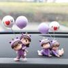 Celebriedade da Internet Enfeites de Carro Atacado Carro Acessórios de Carro Boneca Casal Fofo Beijo Decoração de Carro Elétrico Enfeites