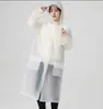 Impermeable de senderismo EVA unisex de una pieza largo para todo el cuerpo a prueba de lluvia ropa exterior para adultos nuevo poncho de lluvia para estudiantes uso individual