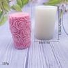 Molde Cilíndrico para Velas Mariposa Rosa Molde de Silicona para Velas Adornos Vintage Estilo Europeo Molde para Velas de Aromaterapia