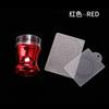 Sello de Silicona para Nail Art Electrochapado Grande Cabeza de Sello Totalmente Transparente 3.8cm con Tapa Herramienta de Impresión DIY Herramienta para Nail Art