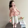 Conjunto de Verano 2026 para Niñas Nuevo Elegante y a la Moda Delgado sin Mangas Estilo Coreano Conjunto de Dos Piezas para Bebés