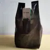Bolsa de chaleco de PLA de fábrica, biodegradable, bolsa de compras, blanco lechoso, portátil, negro, rojo, engrosada, producción urgente