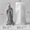 Jiahuimei Ornamento de Caveira de Halloween Molde de Silicone DIY Molde para Vela Aromática de Fantasma de Caveira Humana
