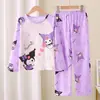 Amazon 2025 Novo Pijama Infantil Meninas Primavera e Outono Manga Longa Crianças Meninas Meninos Crianças Médias e Grandes Roupas de Casa de Outono
