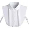 Camisa Blanca Estilo Coreano Cuello Falso para Mujeres y Hombres, Adecuada para Primavera, Verano, Otoño e Invierno, Cuello Falso Versátil para Camisa, Cuello Decorativo Unisex