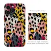Capa de celular com camuflagem color-blocking e estampa de leopardo estilo europeu e americano para iPhone 17/15 Pro, capa protetora de filme personalizada para Apple 13 Pro Max