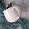 Taza Ins Estilo Nórdico, Taza Linda de Porcelana Ósea Transfronteriza, Logo Personalizable, Venta al por Mayor de Tazas de Agua de Tangshan