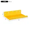 Tablero perforado colorido inspirado en la dopamina para decoración de pared de sala de estar, un nuevo estante de almacenamiento metálico engrosado con accesorios magnéticos, diseñado para ocultar imperfecciones