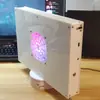 Caja de Computadora Totalmente Transparente Router Ensamblaje DIY Portátil Personalizado Todo en Uno Caja Acrílica Modificada