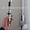 Grifo de Cocina Xiamen de Doble Función Extraíble para Agua Caliente y Fría, Grifo Extraíble con Rociador, Acabado Níquel Cepillado Fabricante