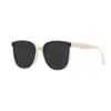 Gafas de Sol Gm para Mujer, Estilo Coreano de Alta Gama, Modelo Nuevo de Moda 2026, Anti-UV, Protección Solar, Efecto Adelgazante para Caras Grandes, Gafas de Sol