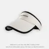 Sombrero de Sol de Seda de Hielo de Verano con Parte Superior Abierta Sombrero de Sol Japonés para Correr Protección Solar Deportiva Viajes Sombrero de Sol sin Techo Gorra para Mujer Hombre