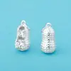 Nuevo Colgante de Cacahuete con Diamante Electrochapado en Plata de Ley S925 Colgante de Cosas Buenas Accesorios de Plata para Pulsera y Collar