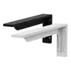 Soporte triangular de pared para estante soporte voladizo de carga soporte de estante de acero inoxidable en forma de 7 soporte de esquina en forma de L ángulo de hierro