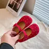 Sapatos Baixos de Princesa para Meninas Sapatos Pequenos de Couro Macio com Solado Flexível para Meninas Chegada Nova Primavera Sapatos Antiderrapantes para Crianças Sapatos Individuais
