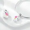 Colgantes de los Doce Signos del Zodiaco Joyería DIY Directo del Fabricante Accesorios para Pulseras y Collares Venta Caliente Transfronteriza Al por Mayor Esmalte Exquisito