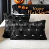Funda de Cojín Decorativa de Felpa 3D Estilo Ins de Fantasma de Halloween Transfronteriza para Sofá de Sala y Cojín de Dormitorio